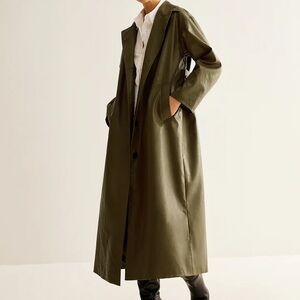 COMMENSE NEW Sz.L Women's Trench Coat